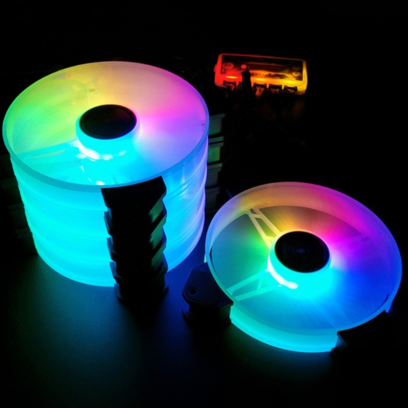 Bt Coolmoon RGB Kipas Angin PC Desktop Yuhuan140 140mm 3.6W 1200RPM 6Pin Hidrolik Bearing Komputer Cooler Radiator Fans