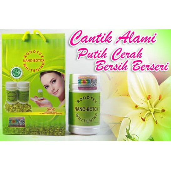 Berkualitass Rodotex Softgel/Rodotex Nano Botox Whitening Softgel Salee