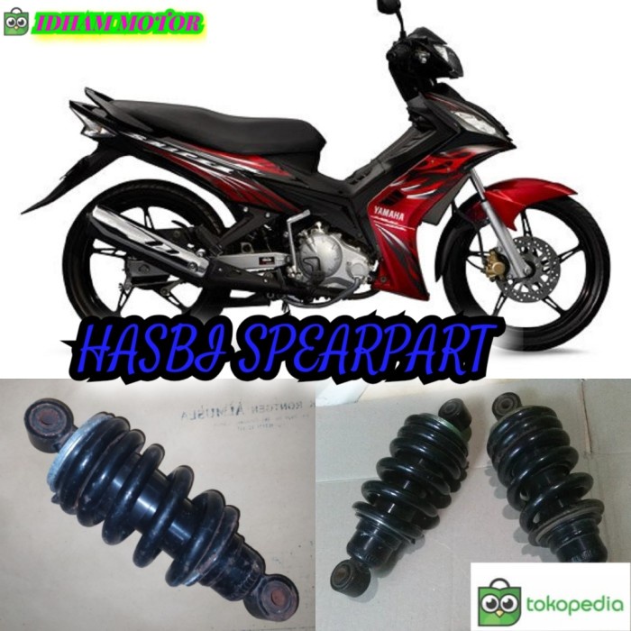 MURAH - SOK BELAKANG ORIGINAL MOTOR YAMAHA JUPITER MX COPOTAN ASLI