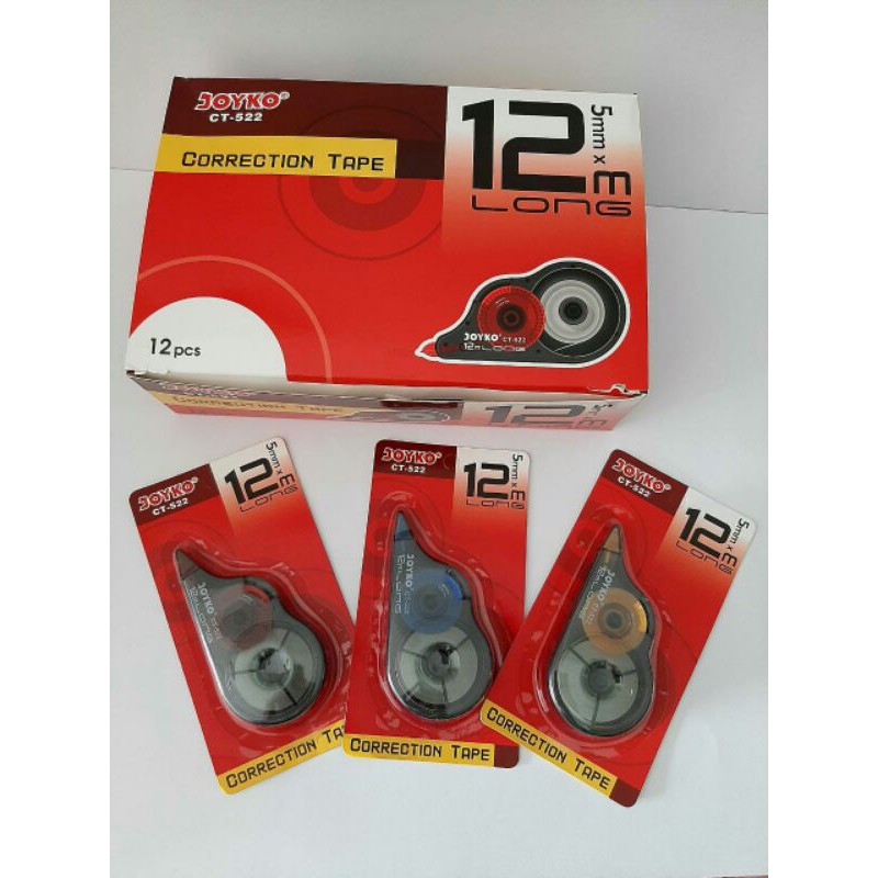 

Tipp Ex kertas / Correction Tape Joyko CT 522