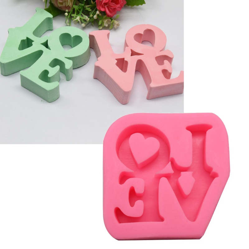 SIY  Love Letter Silicone Mold Love Resin Mold Love Sign Word Epoxy Resin Molds Tools