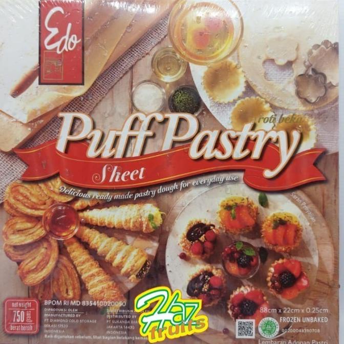 

[COD] Edo Puff Pastry Sheet (750 gr) kulit pastry [COD]