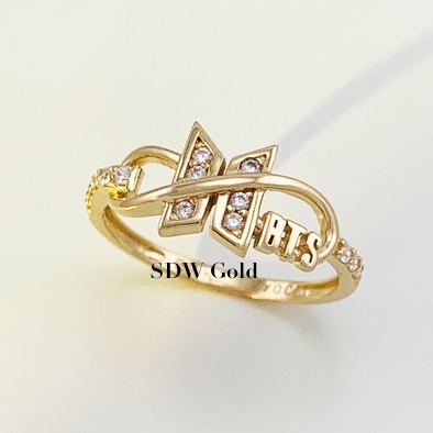 Cincin Emas KPOP BTS 방탄소년단 8K 375 - SDW Gold -