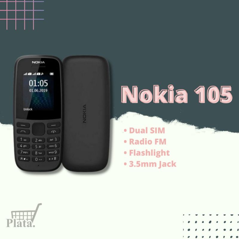 HP NOKIA 105 DUAL SIM NEW
