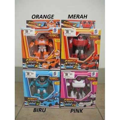 MAINAN TOBOT MINI SERIES ROBOT TOBOT MINI TOBOT Y W X Z