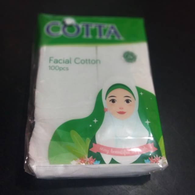 KAPAS KECANTIKAN COTTA FACIAL COTTON 100PCS