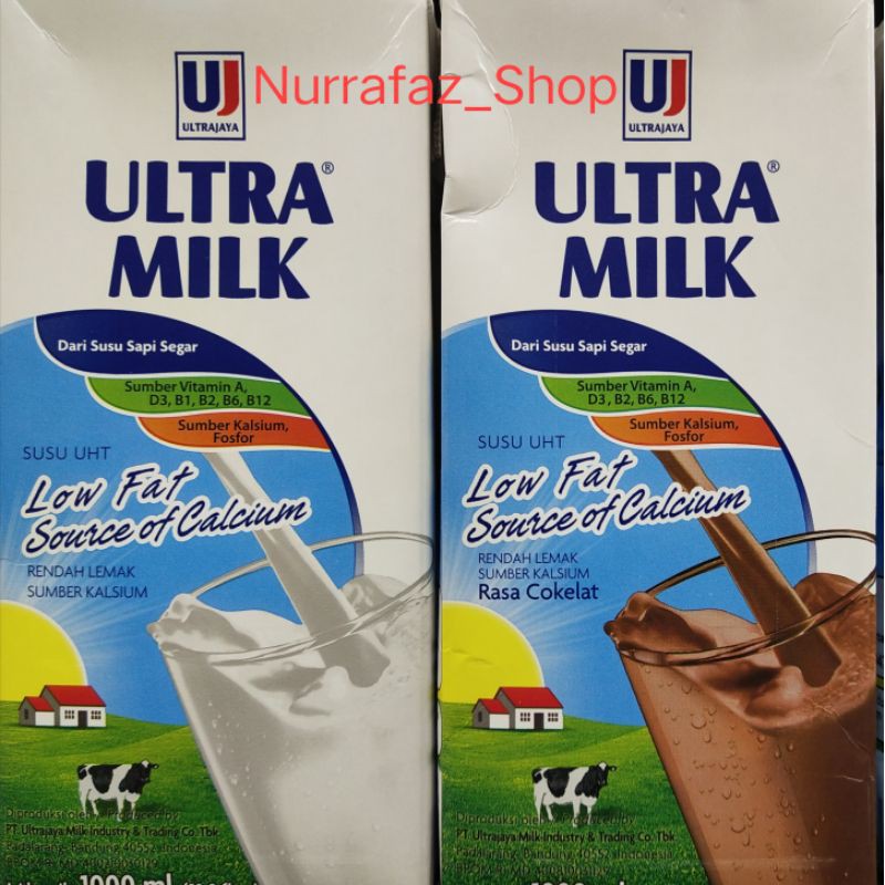 

SUSU UHT LOW FAT ULTRA MILK 1000 ml COKLAT PLAIN