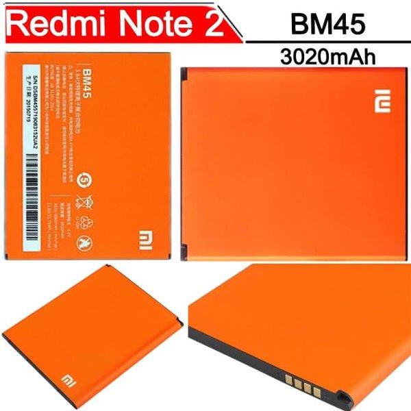 Baterai Xiaomi Redmi Note 2 BM45 Original New