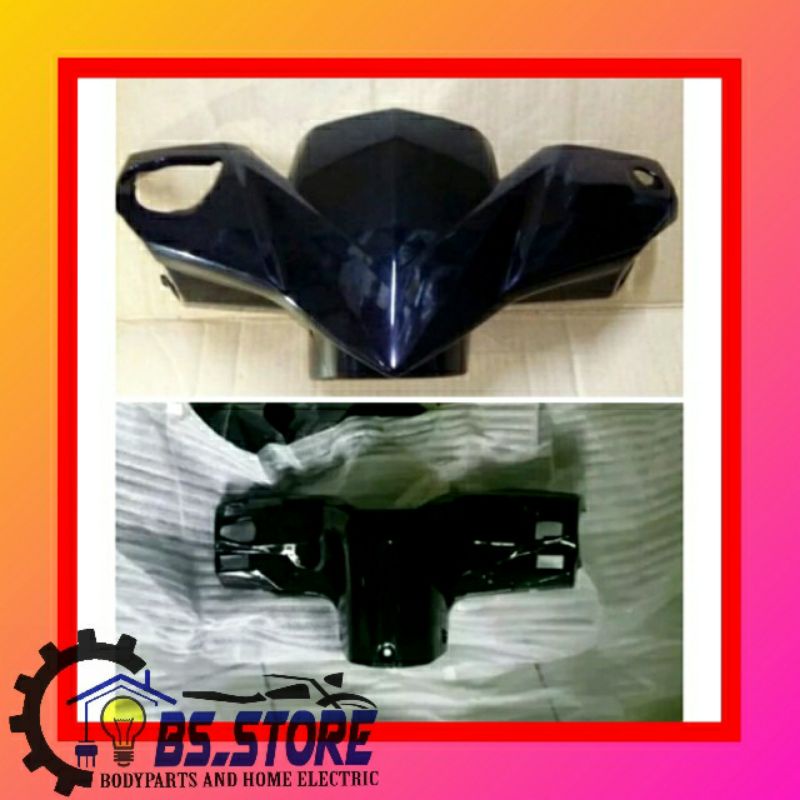 BATOK DEPAN BELAKANG HONDA VARIO TECHNO 110 HITAM 2009 2010 2011 2012 2013 | FRONT HANDLE COVER VARIO TECHNO HITAM REAR HANDLE COVER HONDA | MERK WIN