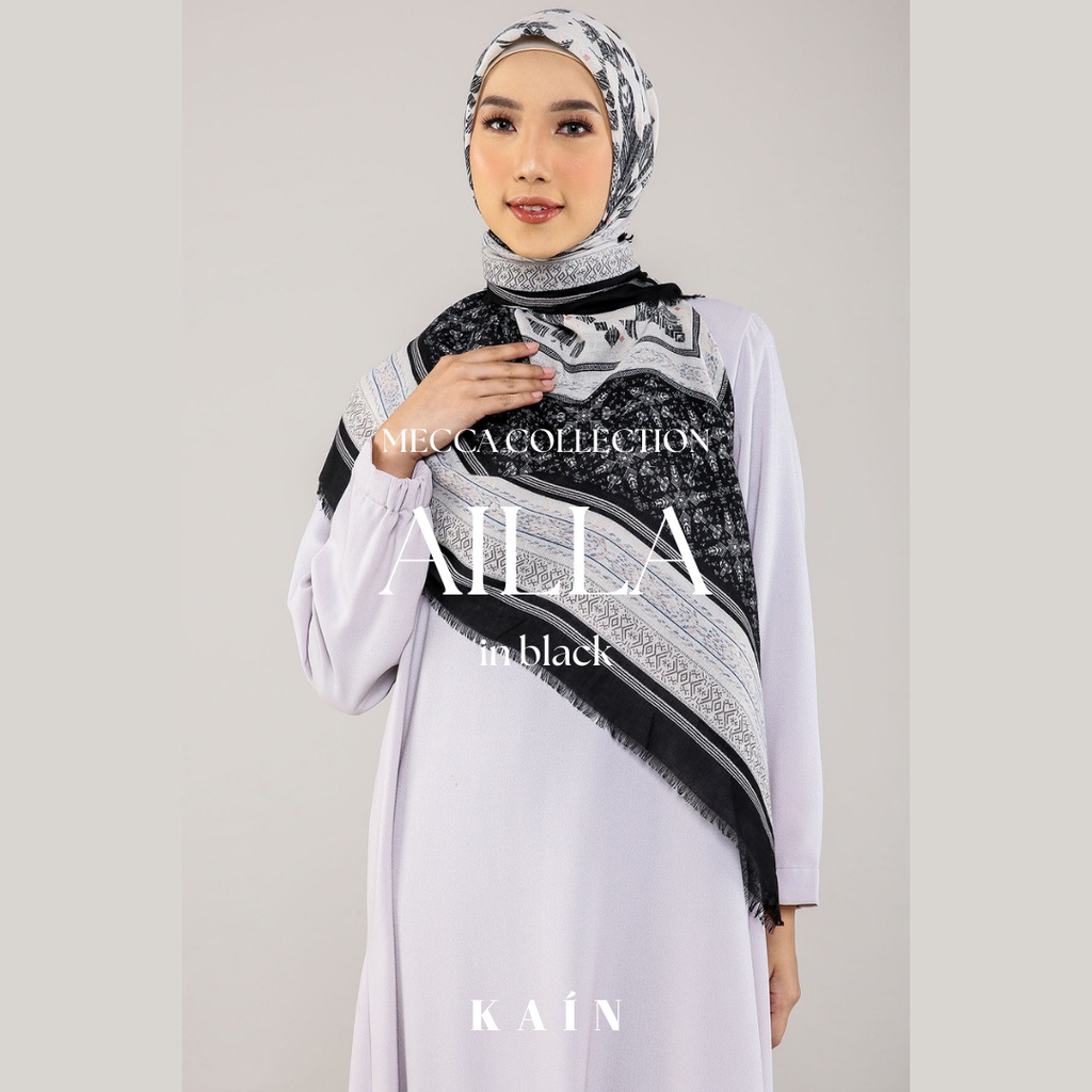 SHOPKAIN Ailla shawl in Black - MECCA COLLECTION