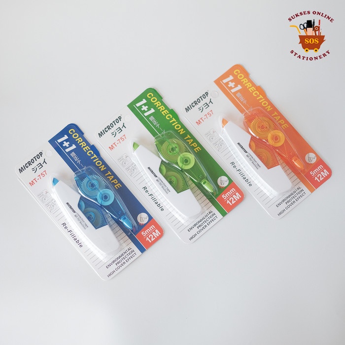 

Terlaris Sos Correction Tape Mt-757 / Tipex Roll / Tipex Kertas Murah