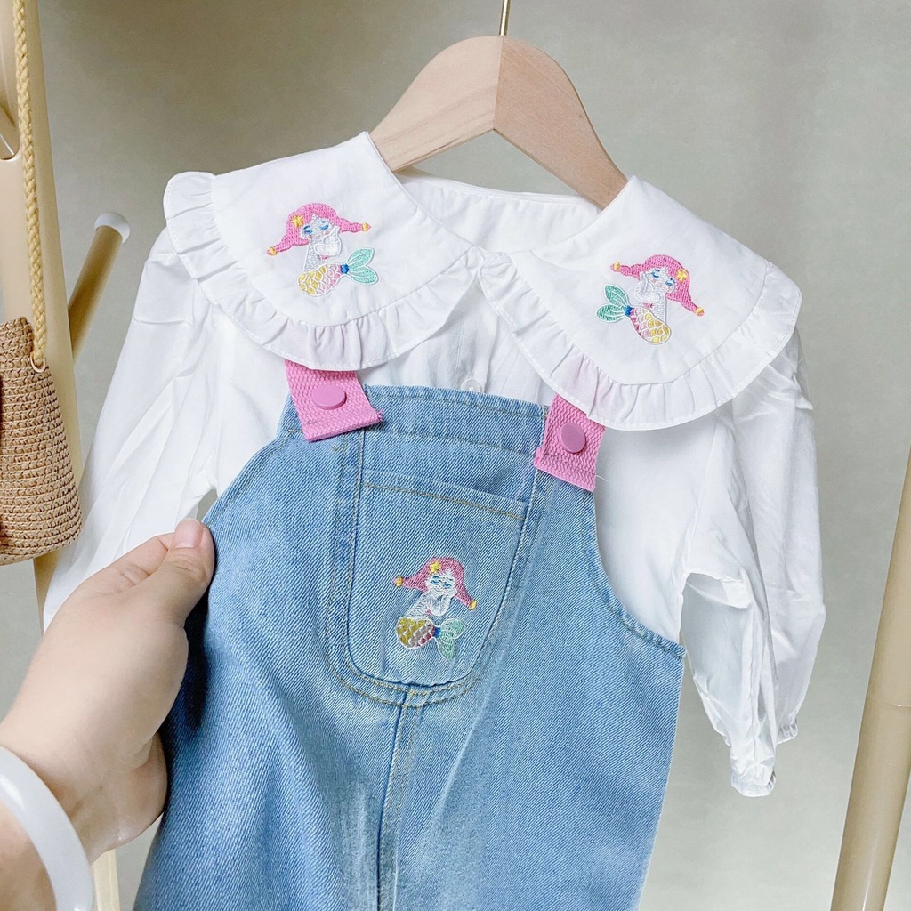 (LOLI-JKT)BS-329 SETELAN ANAK CEWEK MERMAID JUMPSUIT SIZE 100-140