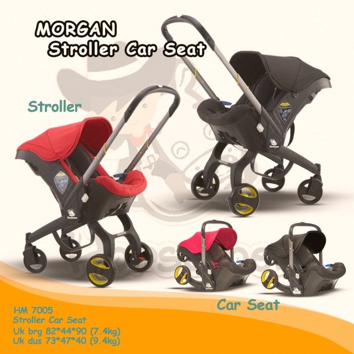 Stroller Lipat Premium Morgan Original Cabin Size Car Seat HM7005