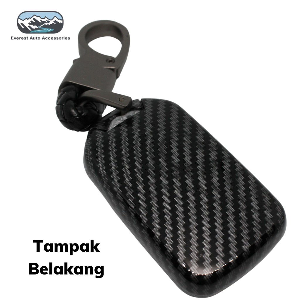 Casing Kunci Carbon Jazz HRV Cover Key Smartkey Remote 2 Tombol