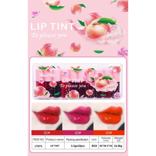 [ BPOM / ECER ] LIPTINT LOVES ME MINI