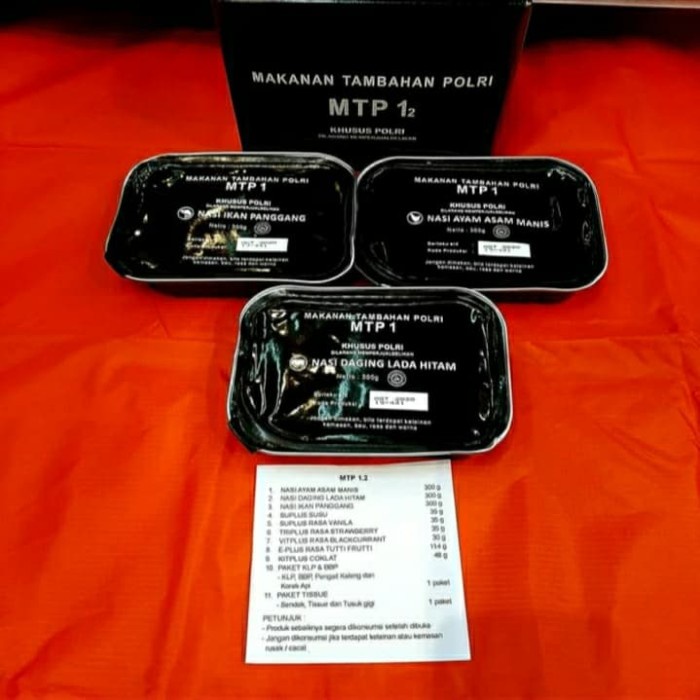 

f0fbfe00 Ransum T2Sp Mtp Makanan Tambahan Polri Makanan Survival Siap Saji Ds1Gk