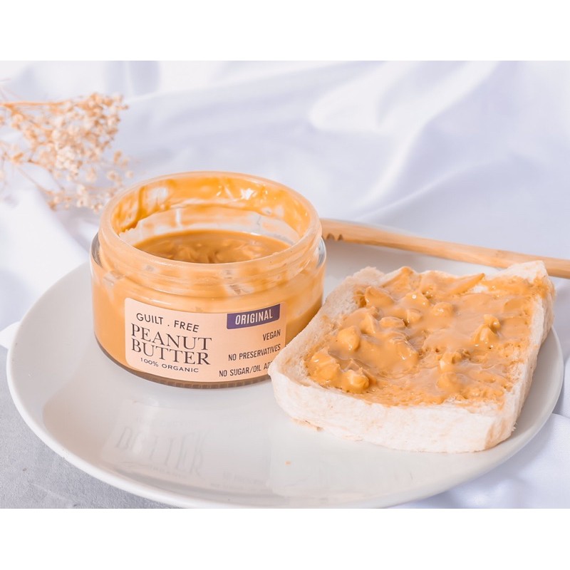 

[CHUNKY] NATURAL ORGINAL PEANUT BUTTER 200gr UNSWEETENED|VEGAN AND KETO FRIENDLY|SELAI Keto