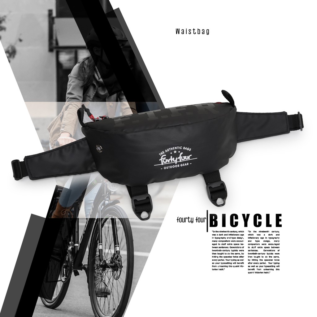 Tas sepeda handlebar selempang waistbag waist bag pinggang bicycle Pro pria