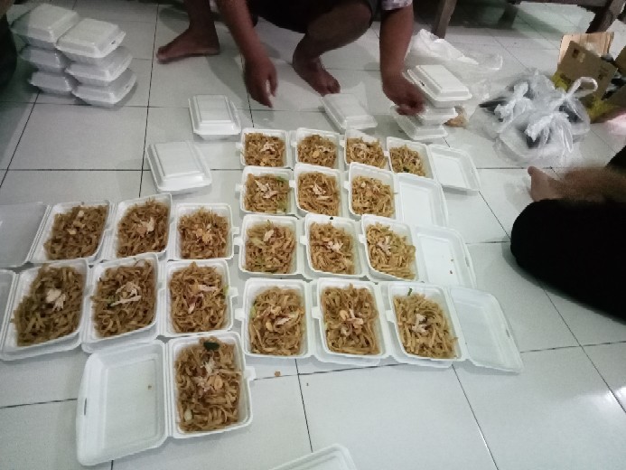 Couple Tunik Batik Motif Seno Biru M L Xl Xxl