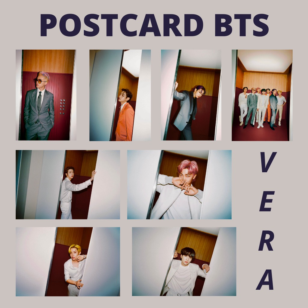 

POSTCARD UNOFFICAL BTS BUTTER (8 PC)