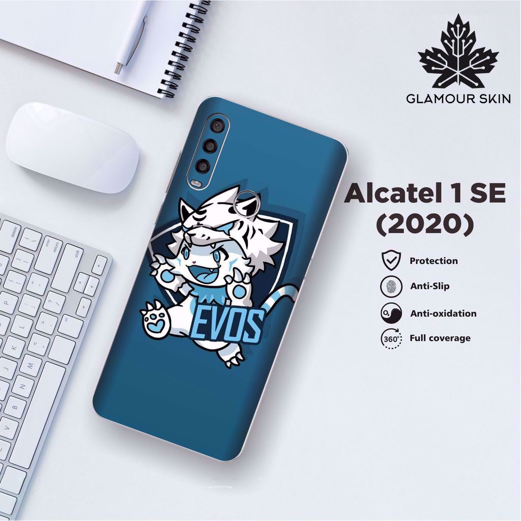 *(Dapat2PCS)* ALCATEL 1SE (2020) Garskin Case/Stiker Protector Motif EVOS