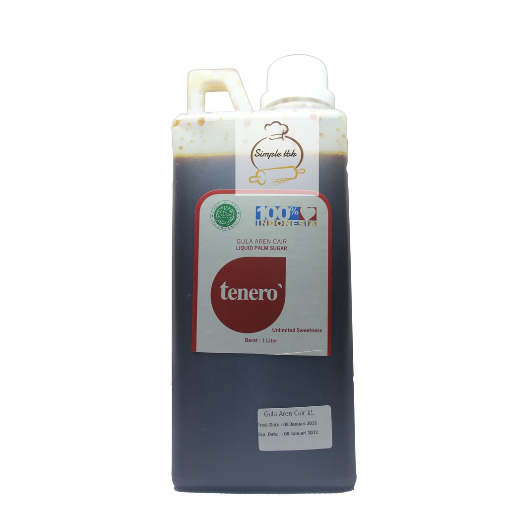 

Gula Aren Cair Tenero - Liquid Palm Sugar 1 Liter (Khusus Grab/Gojek)