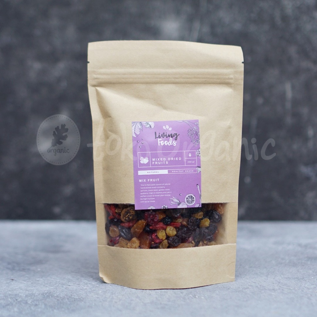 

Mixed Dried Fruits 250gr