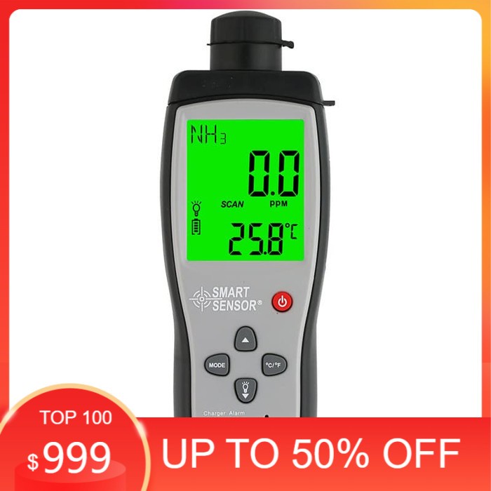 Ammonia Gas NH3 Detector Monitor Tester SMART SENSOR AR8500 -