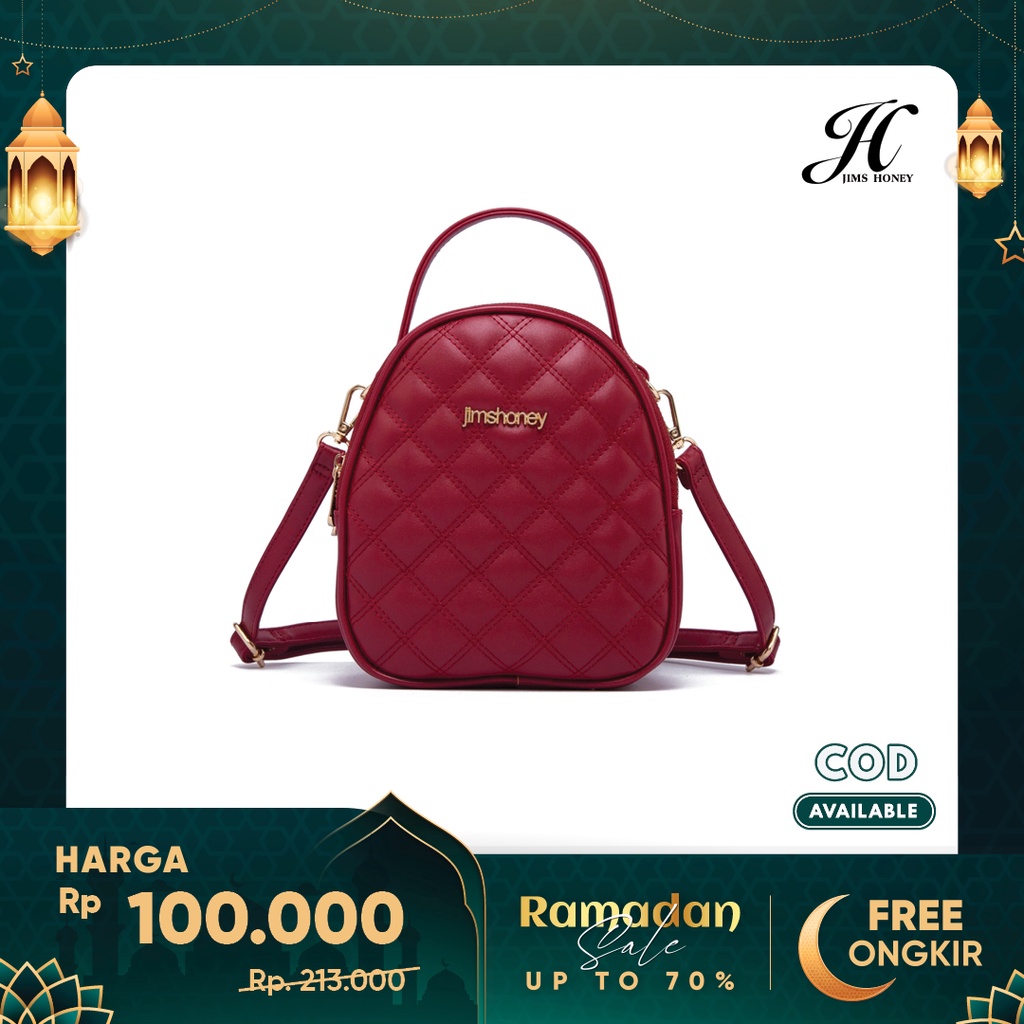 YURI TAS JIMS HONEY MULTIFUNGSI RANSEL SLEMPANG JINJING MURAH