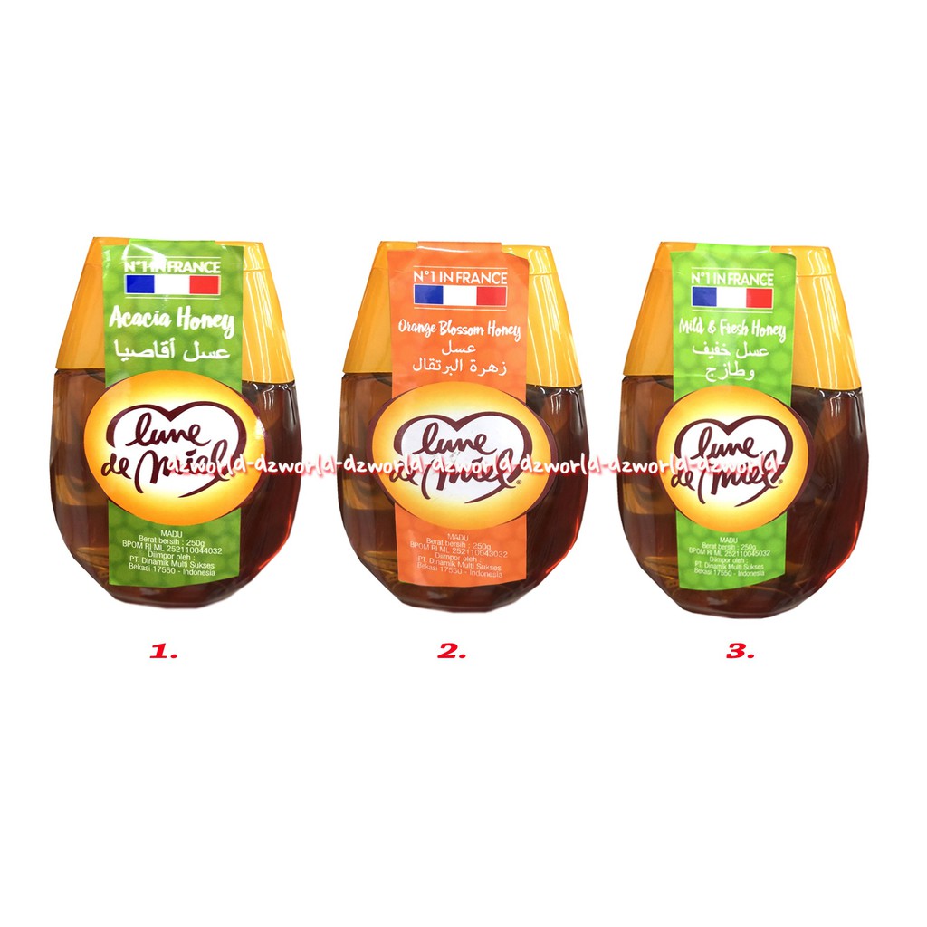 

Lune de Miel Madu 250gr Acacia Honey No. 1 in France Madu