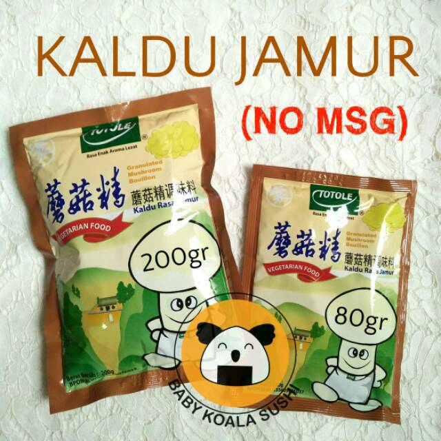 TOTOLE Kaldu Vegan Kaldu Jamur 200 g Halal │ Import Mushroom