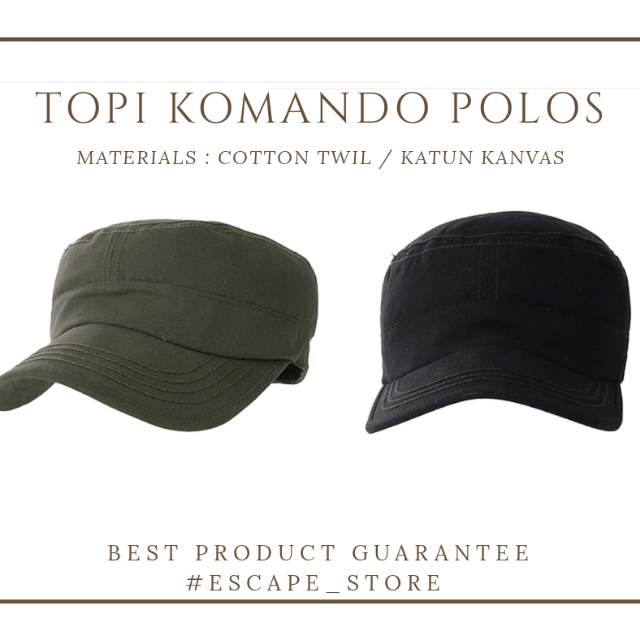 TOPI KOMANDO / MILITARY POLOS MURAH