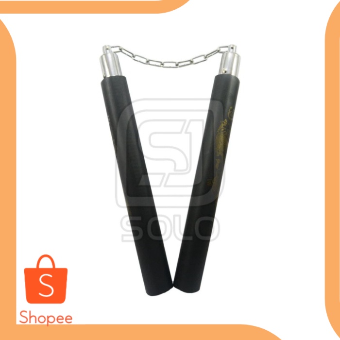 Double Stick Busa Nunchaku Ruyung Busa Foam Bruce Lee Baton Toya Naga