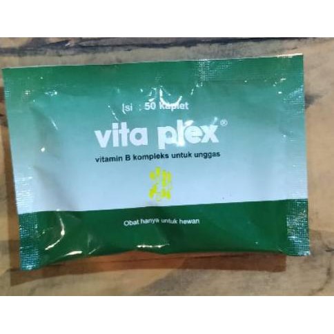 VITAPLEX 50 Kaplet Vitamin B Komplek Ayam Bebek Unggas