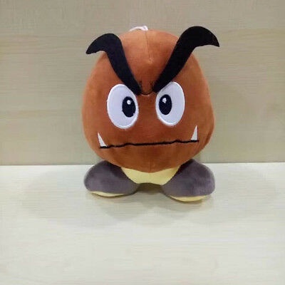 6'' Super Mario Bros.Sad Goomba Stuffed Plush Doll Toy Cute Gift Hot Doll