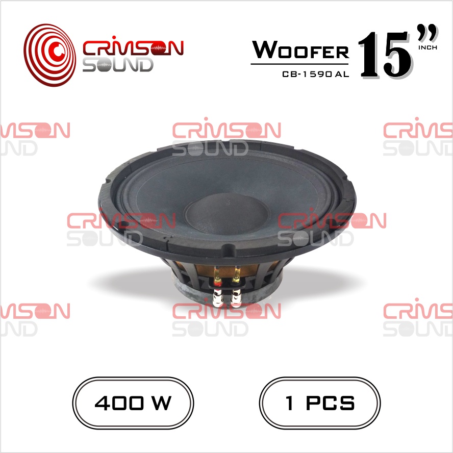 SPEAKER WOOFER 15 INCH COBRA BLACK MAGIC CB- 1590 AL