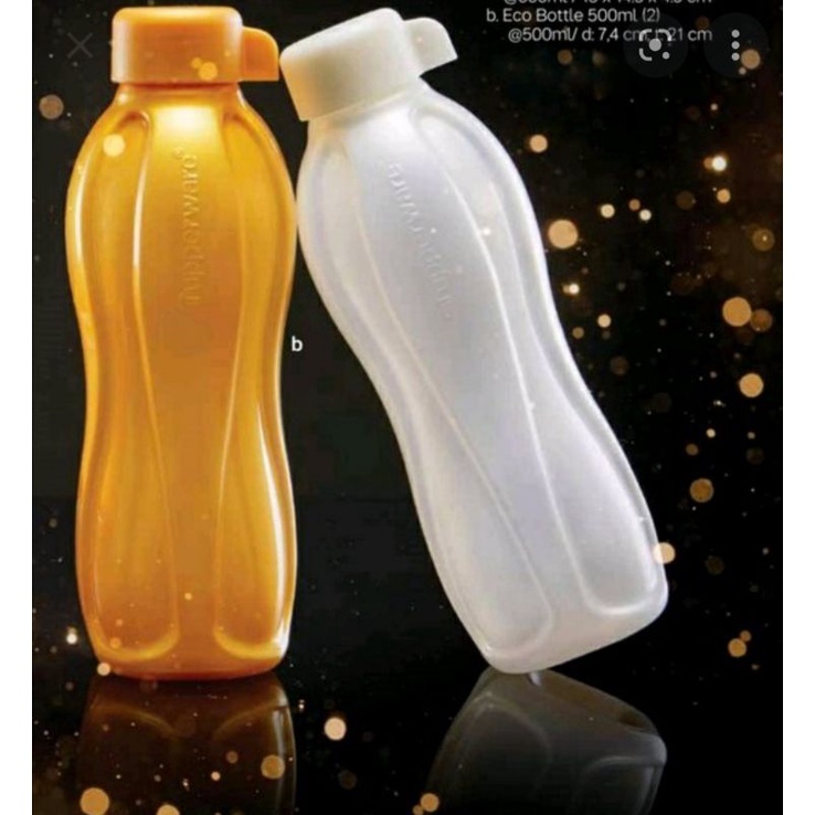 ECO 500 ML GOLD AND PUTIH- botol minum