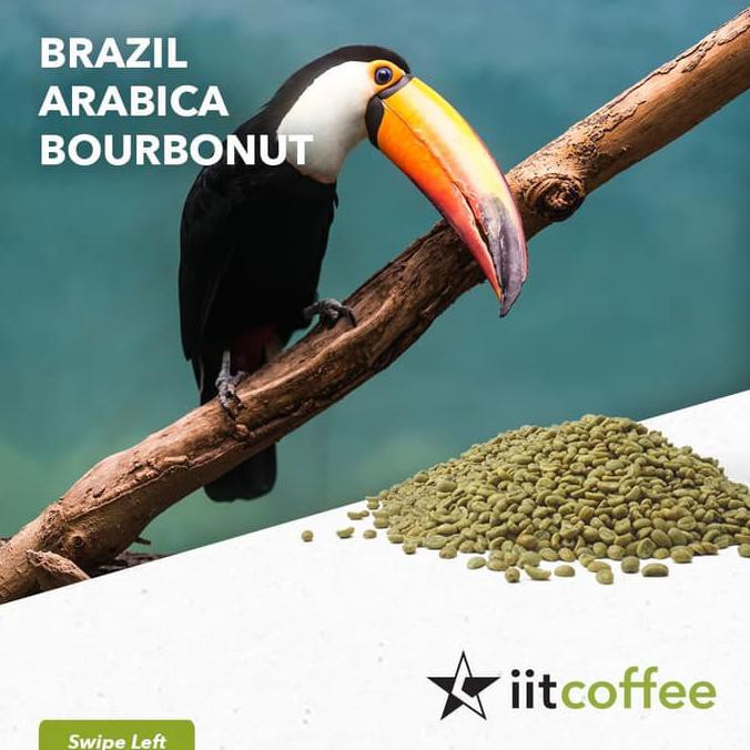 

PROMO Arabica Green Beans - Brazil Bourbonut Natural 1 Kg KP310
