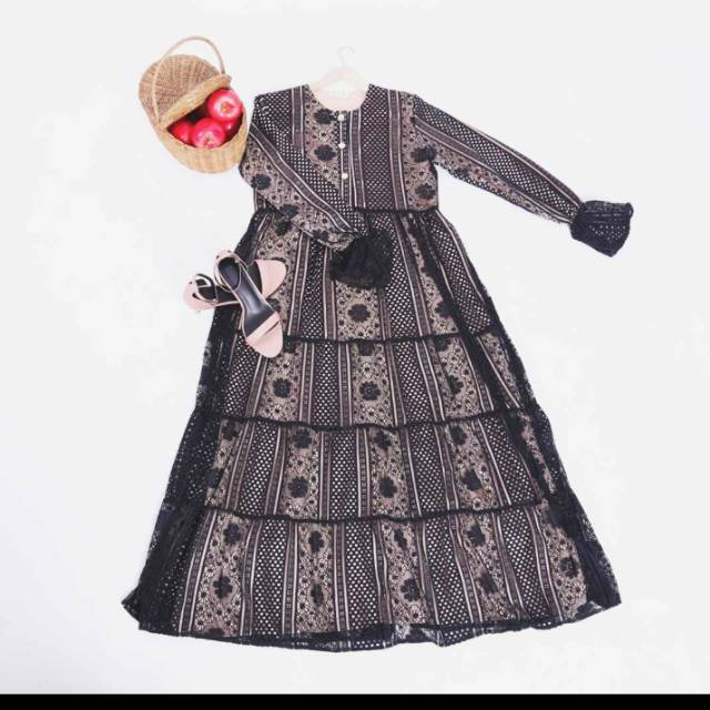 Lady dress black by Aznii official