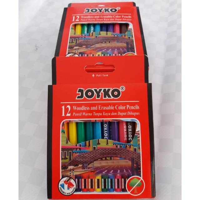 

Pensil warna Joyko pendek 12 warna