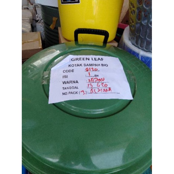 Tempat Sampah Roda 120 Liter Green Leaf