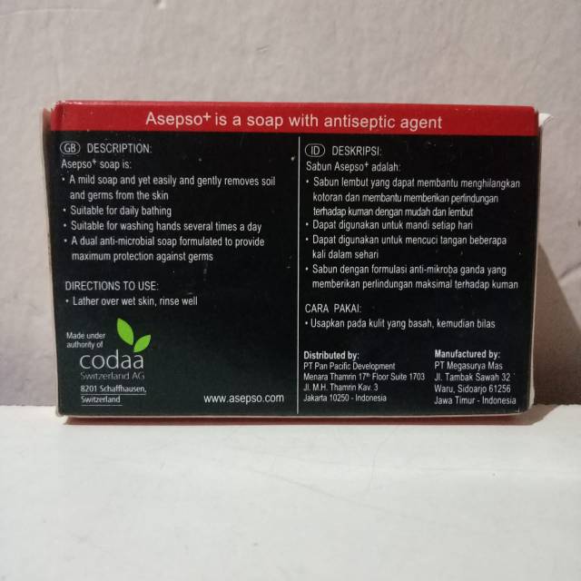 Asepso Antiseptic Soap