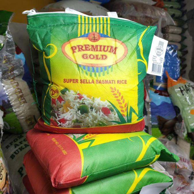 

Ready Stok Beras Kebuli Super Sella Basmati Premium Gold 2KG (Original 100%) Terlaris