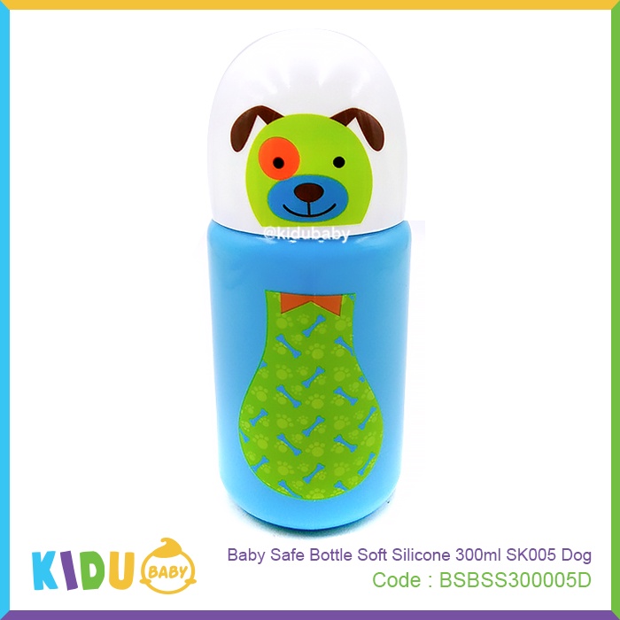 Baby Safe Botol Minum Anak Bottle Soft Silicone 300ml SK005 Kidu Baby