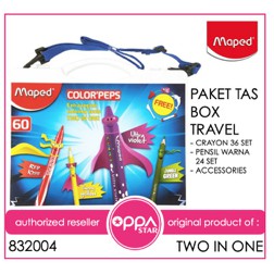 

Pensil warna Crayon Set Maped Extravagant 60 832004