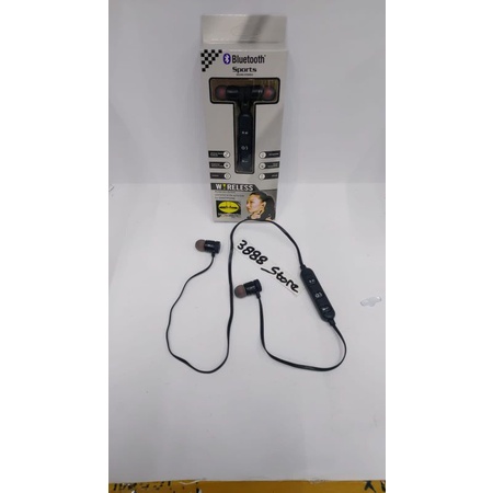 HF Headset Earphone Bluetooth Cable Sport Headset Earphone Kabel Olahraga