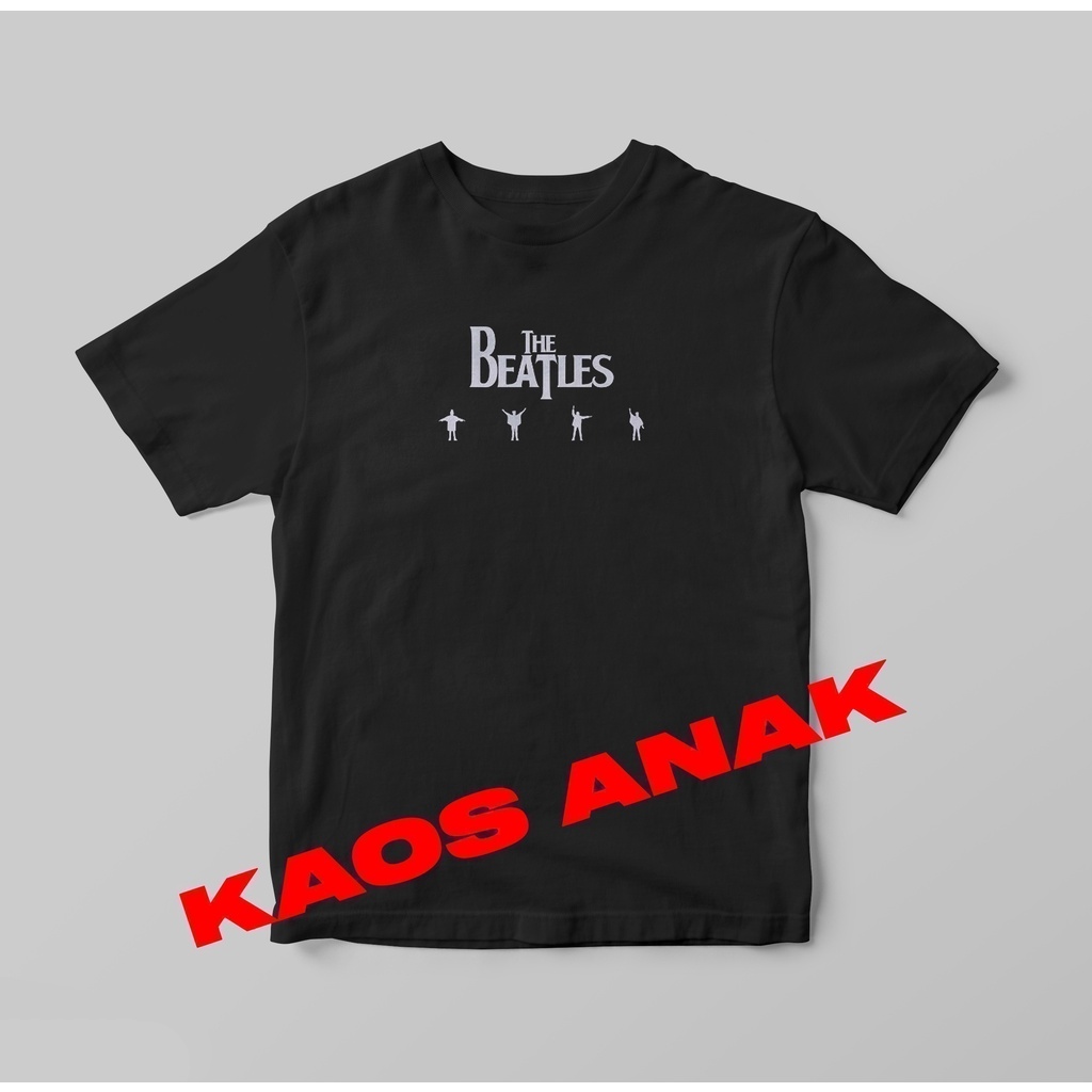 KAOS ANAK BEST QUALITY, KAOS BAND , KAOS MUSIK - KAOS BEATLES HELP -