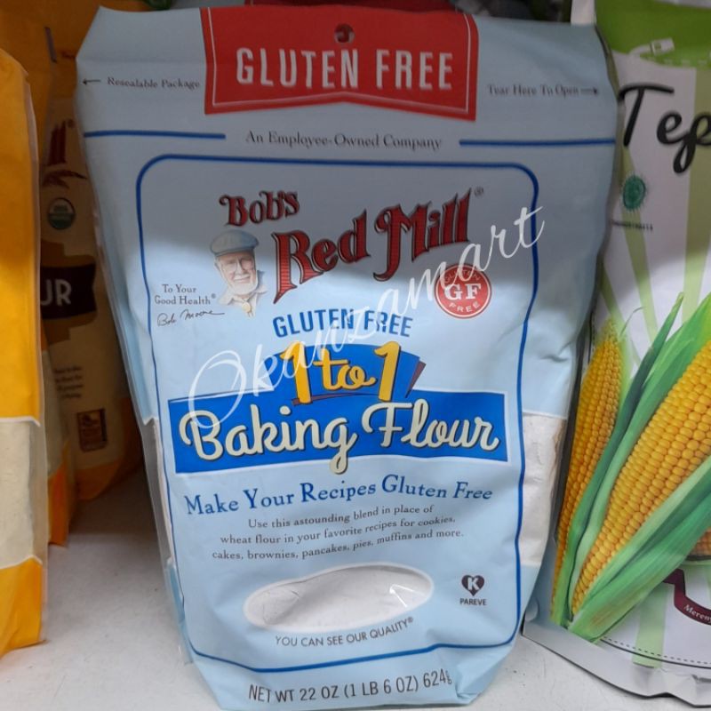 

Bob's Bobs Red Mill 1 To 1 Baking Flour Gleten Free 624gr