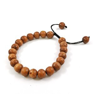 Gelang Tangan Original Kayu Galih Kelor Emas Model Tali Serut Shambala