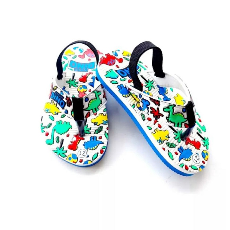 Sandal lucu Baby/Anak Dino Tali Belakang